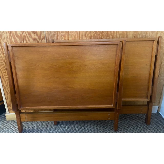 Beautiful pair of 50s Danish Teak Headboards (only) by Ib Kofod Larsen.