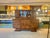 German Art Deco Sculptural Burl Walnut Credenza with Vitrine and Marble Serving Slide, 1932 For Sale - Image 3 of 15