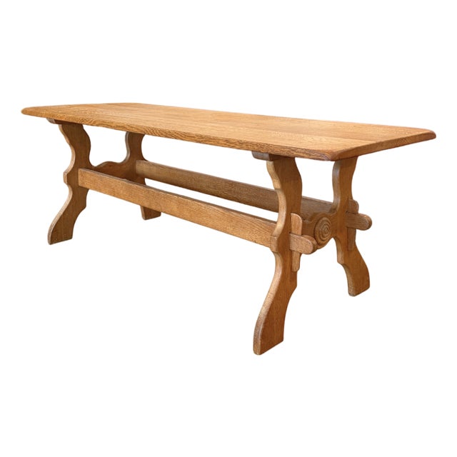 Henning Kjærnulf, Coffee Table, Oak, Denmark, 1960s, Attributed For Sale