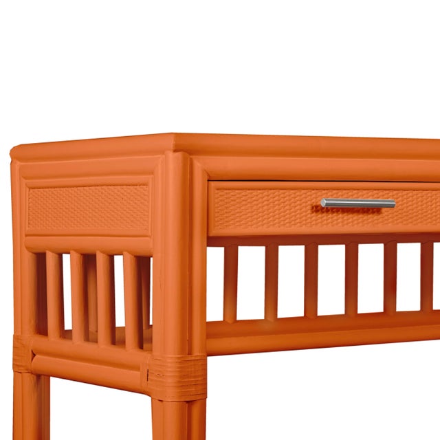 Colony Desk, Citrus Orange For Sale - Image 9 of 9