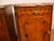 1900 Antique French Louis XV Walnut Inlay & Marble Top Pair Nightstands / Bedside Tables For Sale - Image 6 of 17