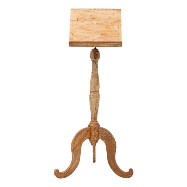 19th Century French Wooden Book Stand For Sale