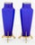 Austrian Secessionist Cobalt Blue Glass Vases, Pair For Sale - Image 4 of 5