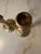 Vintage Solid Brass Taper Candlesticks 9.25” Tall - 4” Scalloped Bases - Pair For Sale - Image 9 of 11