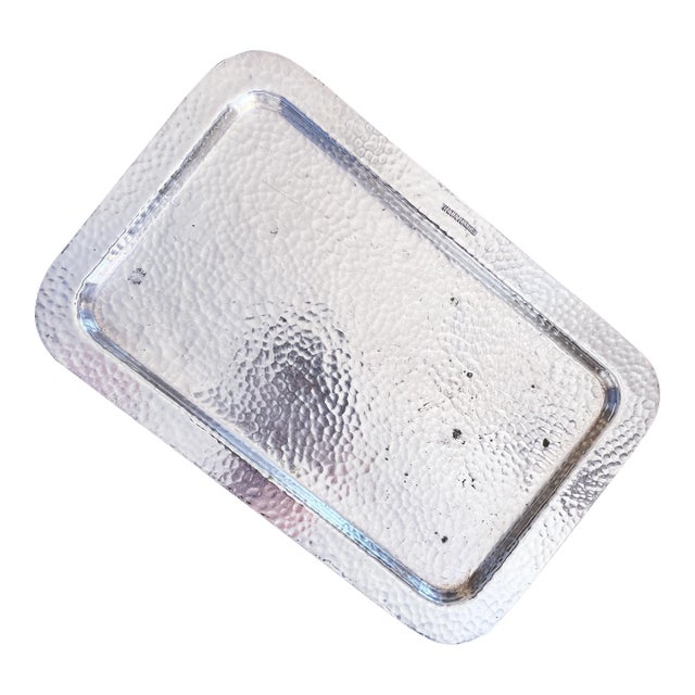 1920s Silver Plated Tray From White Turkey Restaurant Nyc For Sale