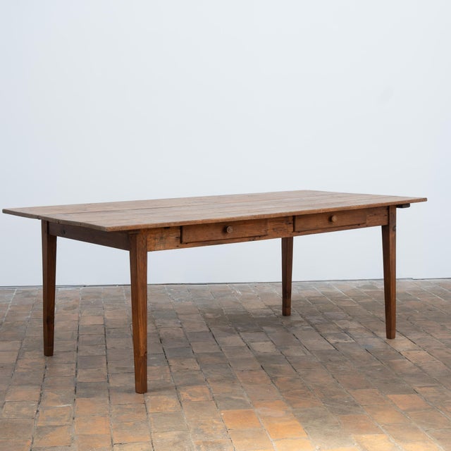 Antique Farmhouse Table, 1890 For Sale - Image 10 of 10