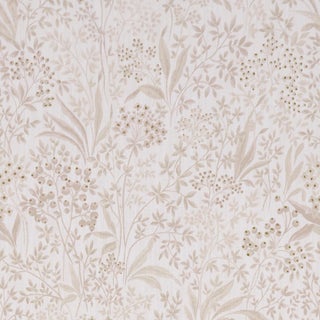 Boråstapeter Nocturne Fabric In Stone And Gold For Sale
