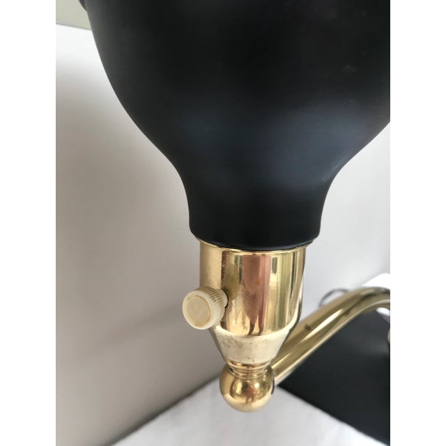 Metal Wheeler Sight Light Desk Lamp by Leroy Doane For Sale - Image 7 of 9