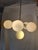 The chandelier is equipped with 6x E14 light bulbs, fully functional, no damage whatsoever. Up to 250V (Europe/UK...