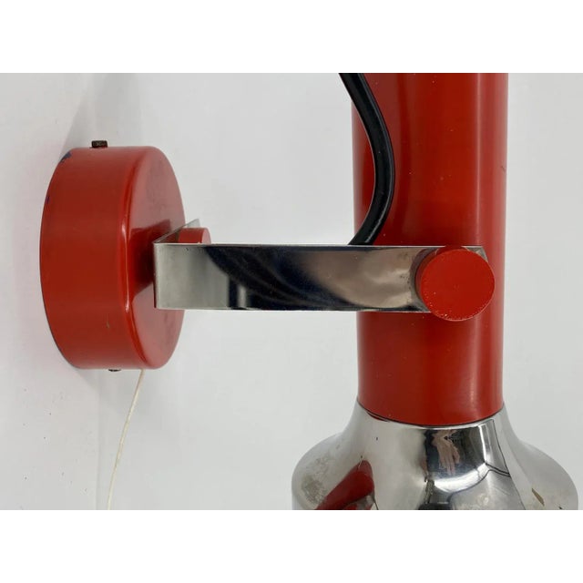 Space Age Pivoting Spot Wall Lamp, Germany, 1970 For Sale - Image 4 of 13