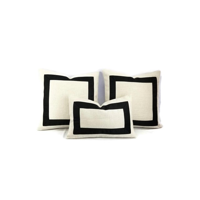 Jane Churchill Darwin in Cream With Black Square Ribbon Embellished