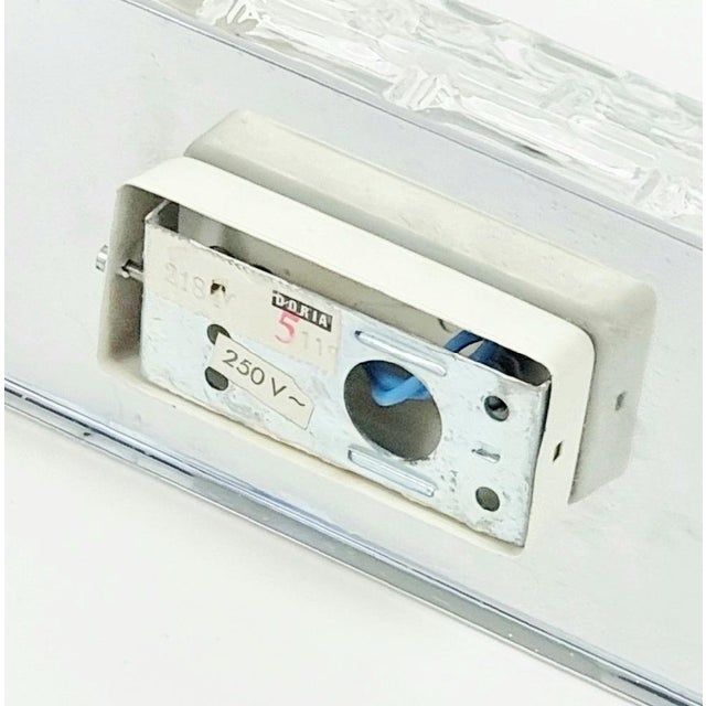 Mid-Century Modern Murano Glass Wall Sconces from Doria Leuchten, Germany, 1960s, Set of 3 For Sale - Image 12 of 13