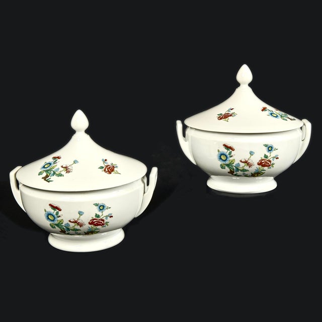 1940s Mid-Century Italian Porcelain Soup Tureens from Richard Ginori, 1940s, Set of 2 For Sale - Image 5 of 13