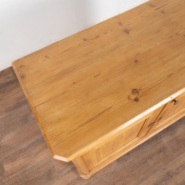 Late 19th Century 19th Century Danish Pine Sideboard Cabinet For Sale - Image 5 of 13