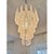 Elegant and contemporary “conchiglie” murano glass chandelier very bright and lively cascade chandelier for luxury...
