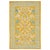 Traditional Oriental Inspired Yellow Handmade Wool Rug by Doris Leslie Blau For Sale