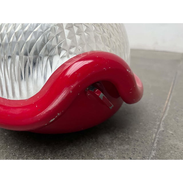 Mid-Century Modern Italian Space Age Red Model Noce Floor Lamp by Achille Castiglioni for Flos, 1970s For Sale - Image 13 of 18