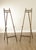 High Quality American Made Pair of Etched Brass Easels