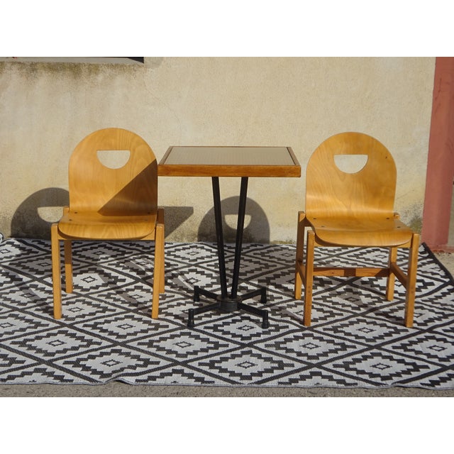 Wood Light Beech Dining Chairs, Set of 2 For Sale - Image 7 of 18