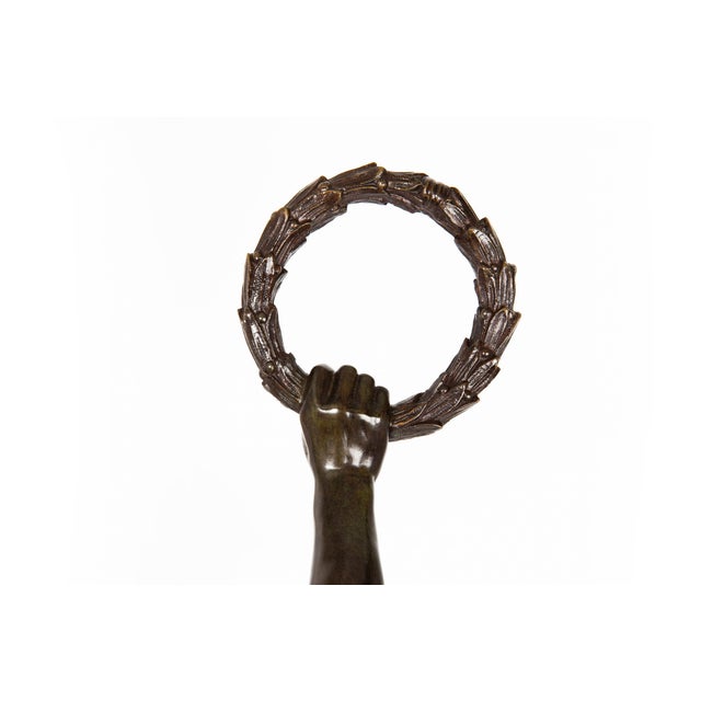German School Bronze Sculpture of Victorious Achilles Circa 1900 For Sale - Image 17 of 18