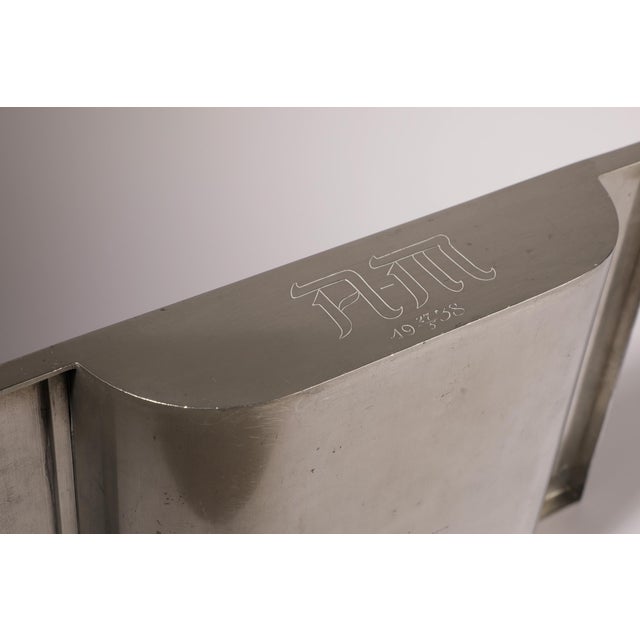 Pewter Athena Tray by Oscar Antonsson, 1937 For Sale - Image 3 of 6