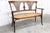 Fischel bench, 1930s, bentwood frame with hand-woven caning. In excellent condition, both the frame and caning show some...