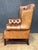 Early 20th Century Large English Wing Back Chair of Tufted Tanned Leather With Nail-Head Trim For Sale - Image 5 of 16