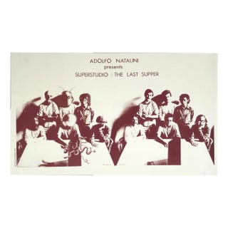 Superstudio, The Last Supper, 1971, Paper For Sale