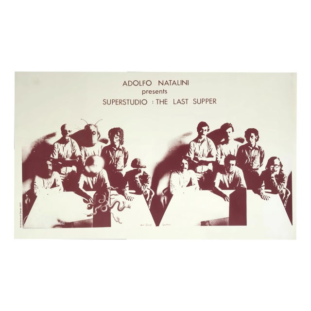 Superstudio, The Last Supper, 1971, Paper For Sale