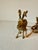 Brass Vintage Brass Reindeer & Sleigh For Sale - Image 8 of 11