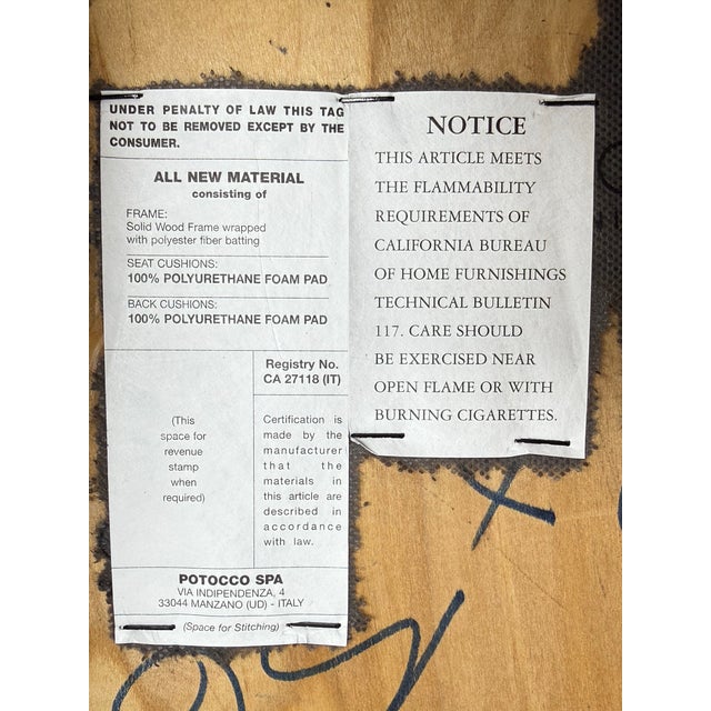 Potocco Spa Italian Wood Armchairs, Pair For Sale - Image 12 of 12