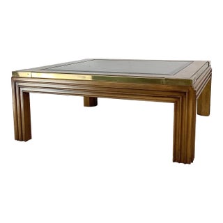 Vintage Regency Square Coffee Table For Sale