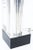 Black !990's Molini Southard Black and Clear Lucite Column Table or Desk Lamp For Sale - Image 8 of 8