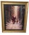 A beautifully atmospheric Christmas canvas print depicting Santa Claus walking alongside a reindeer through a snow-covered...
