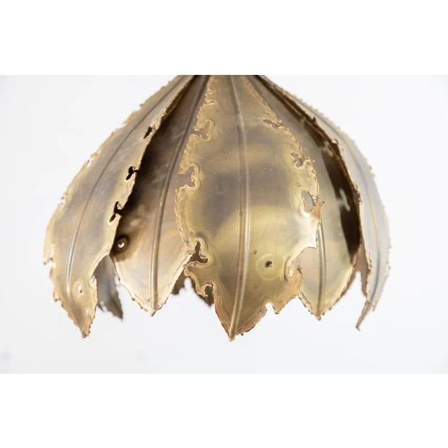 Vintage Brass Hanging Lamp, 1960s For Sale - Image 4 of 6