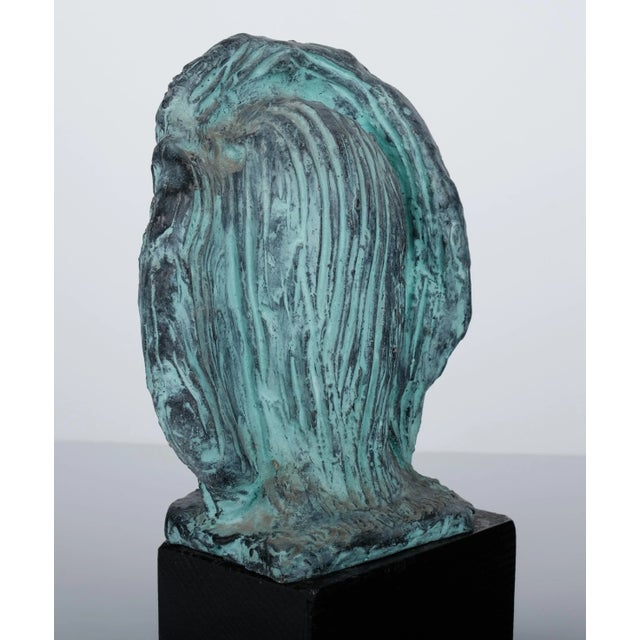 Mid-Century Modern Tibor Jankay "Irenke" Mid-Century Modern Ceramic Sculpture on Wood Base For Sale - Image 3 of 12