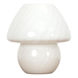 Glass Mushroom Table Lamp For Sale