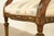 Karges Style French Regency Louis XVI Carved Mahogany and Gold Gilt Dining Chairs, Set of Eight For Sale - Image 10 of 14
