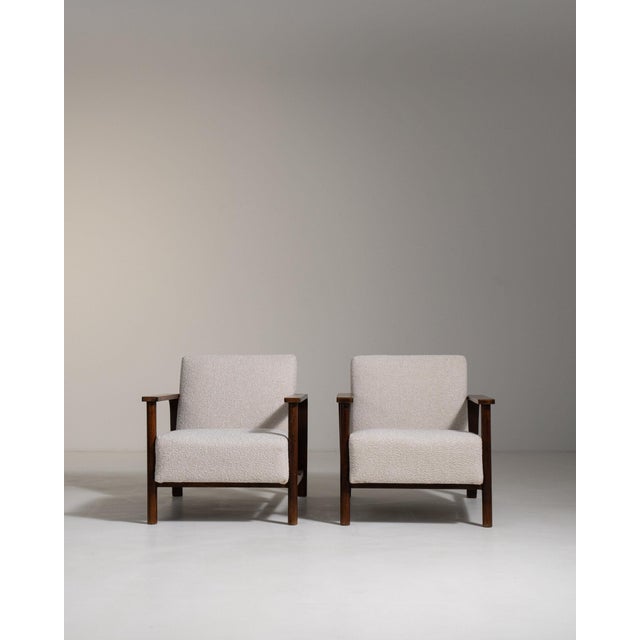 19th Century 19th Century France Art Deco Cream Wood Armchair For Sale - Image 5 of 11