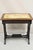 Antique Eastlake Victorian Carved Walnut Small Sewing Stand Tapestry Side Table For Sale - Image 10 of 12