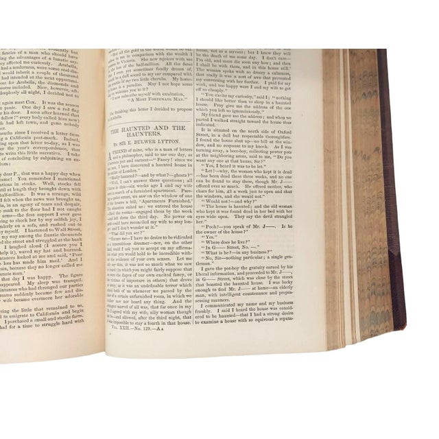 Antique Bound Volume XXII Harper's New Monthly Magazine 1860-1 Lincoln Civil War History For Sale - Image 12 of 17