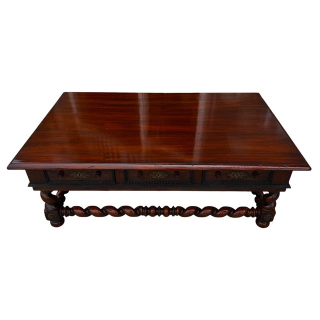 Alfonso Marina Ebanista Castello Coffee Cocktail Table.