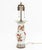 Chinese Famille Rose Porcelain Vase Mounted as a Table Lamp, the vessel hand-enameled with chrysanthemum flowers, the lamp...