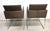 Vintage Italian Modern Armchairs in Metal, 1980s, Set of 2 For Sale - Image 4 of 15