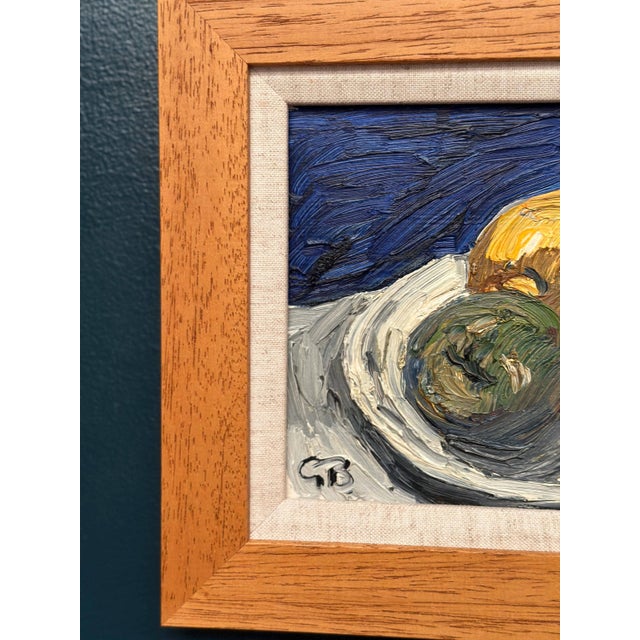 Original Vintage Swedish Oil on Panel – “Still Life” by Göran Brunius (1911–2005) – Signed – Newly Framed – 31 × 25 cm...
