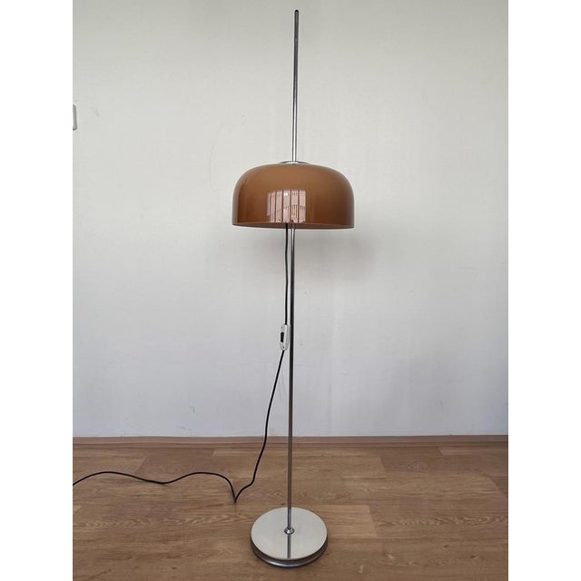 Metal Mid-Century Floor Lamp by Guzzini for Meblo, Italy, 1970s For Sale - Image 7 of 9