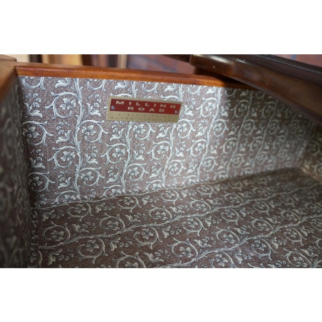 French Provincial Milling Road by Baker Furniture Country French Console Table For Sale - Image 3 of 9