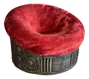 Adrian Pearsall “Goop” Brutalist Drum Chair