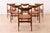 Torbjørn Afdal Darby Extendable Dining Table and Chairs byTorbjørn Afdal, Norway 1960s, Set of 7 For Sale - Image 4 of 18