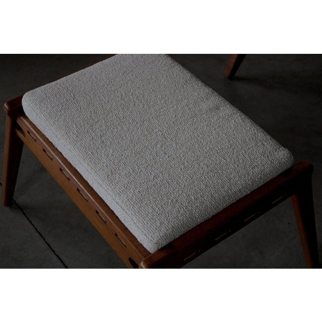 Hunting Chairs and Ottomans by Heinz Heger, Germany, 1960s, Set of 4 For Sale - Image 7 of 14